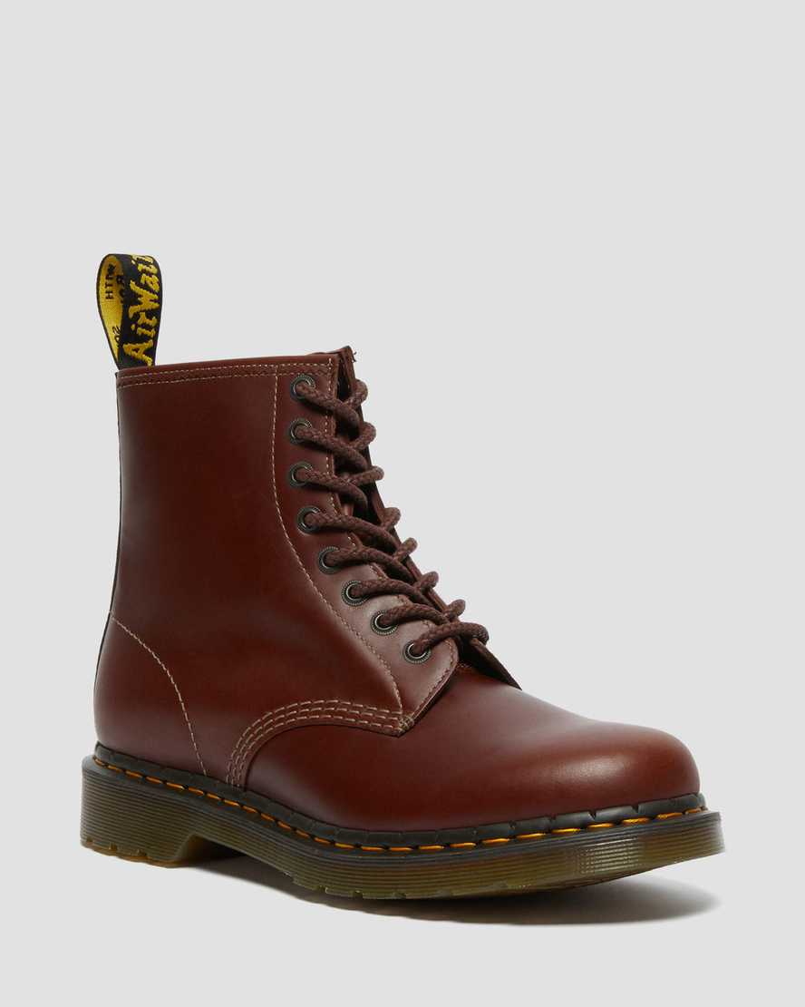 Dr. Martens 1460 Abruzzo Lær Snørestøvler Herre Brune/Svart [2374EFKDG]